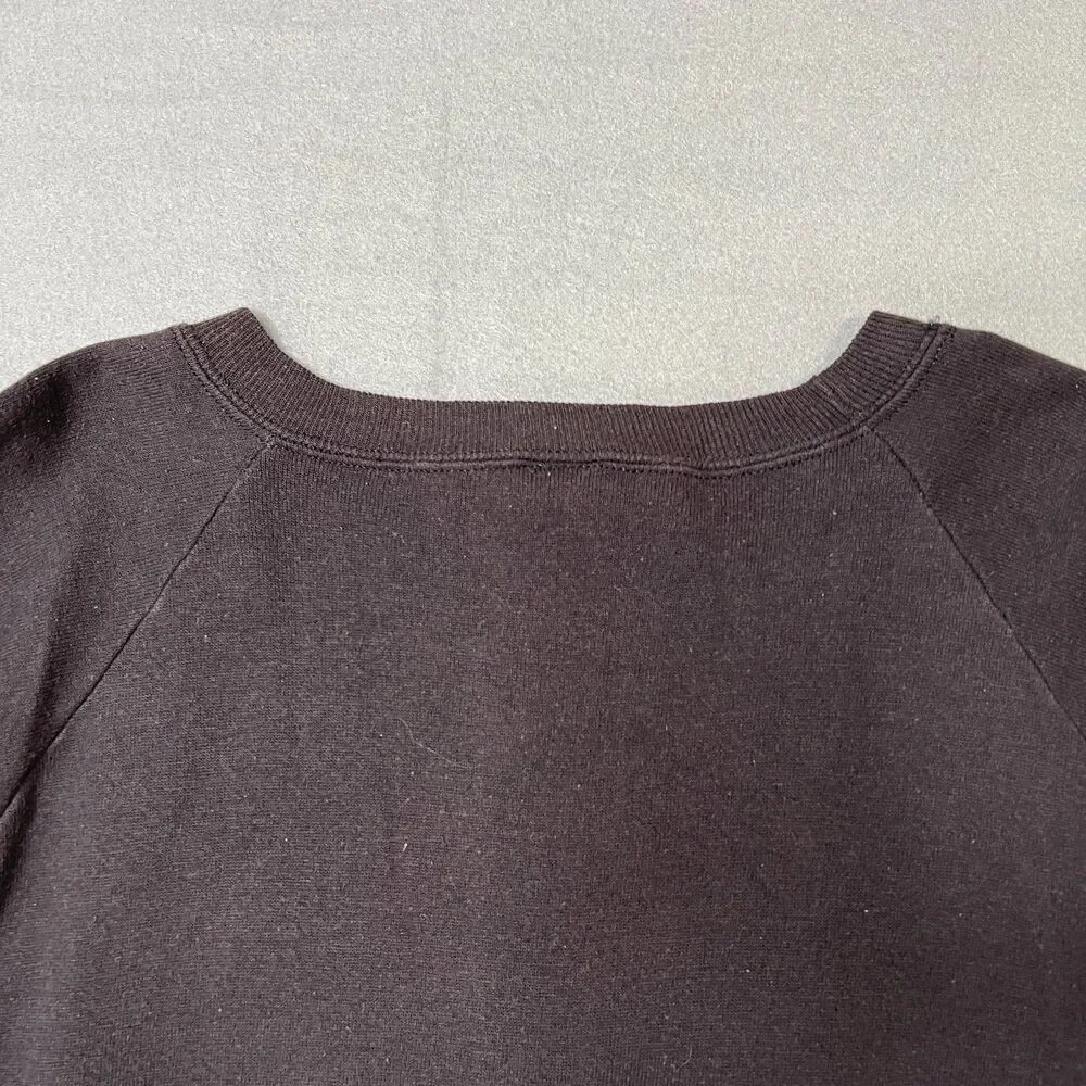 Vintage Champion Cincinnati Bengals Sweatshirt Men's Large Black Raglan Sleeve